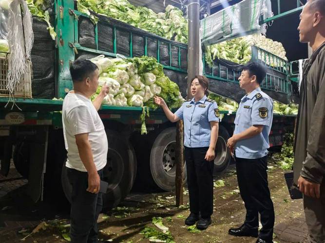 本次专项排查以佳天国际农产品批发市场为重点,同步延伸至辖区各类商